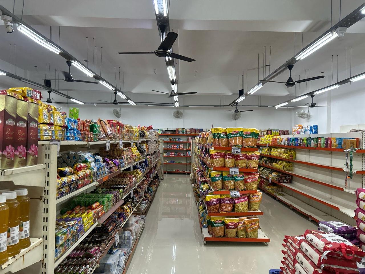 Snacks and namkeen aisle
